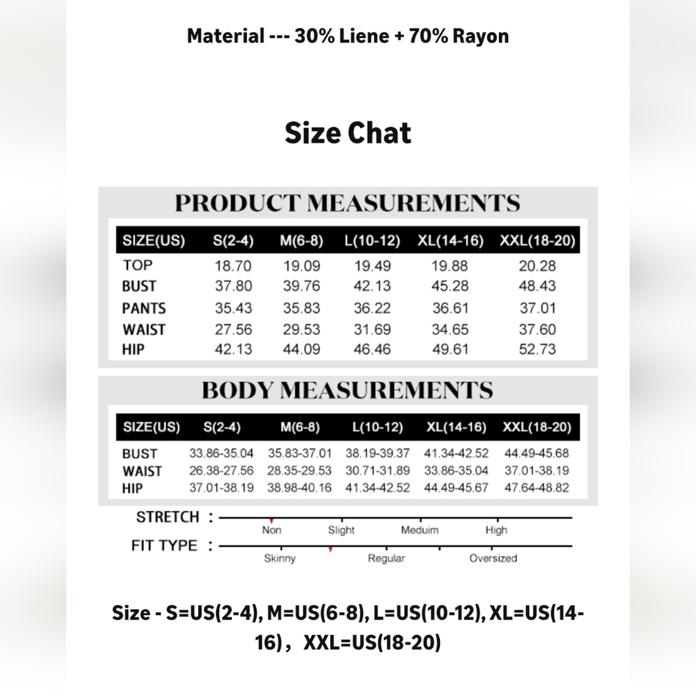 ANRABESS 2 Piece Outfits Sleeveless Tank Crop Top Wide Leg Pants, XXL, Deep Navy - Picture 6 of 9